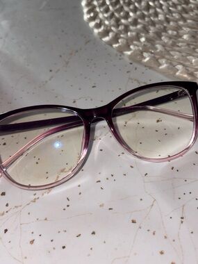 Stylish Women's Purple Gradient Eyeglass Frames